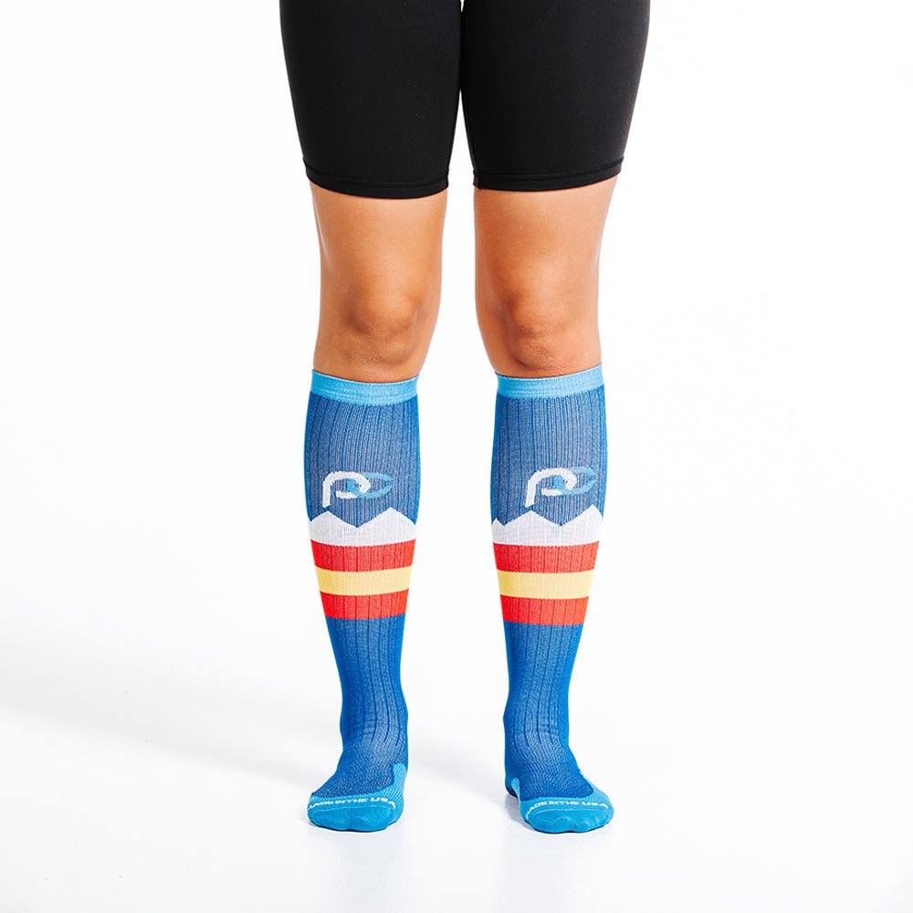 Pro Compression Marathon Socks, Colorado Peaks
