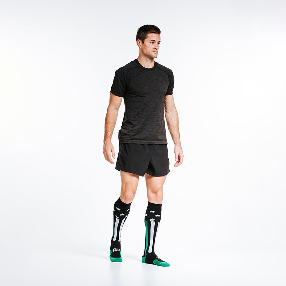 Pro Compression Marathon Socks, First Responder Green