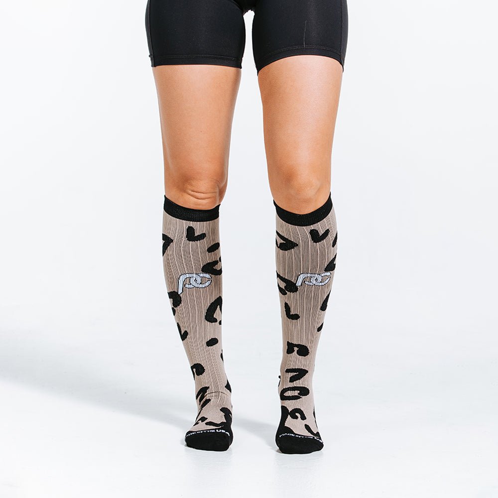 Pro Compression Marathon Socks, Leopard