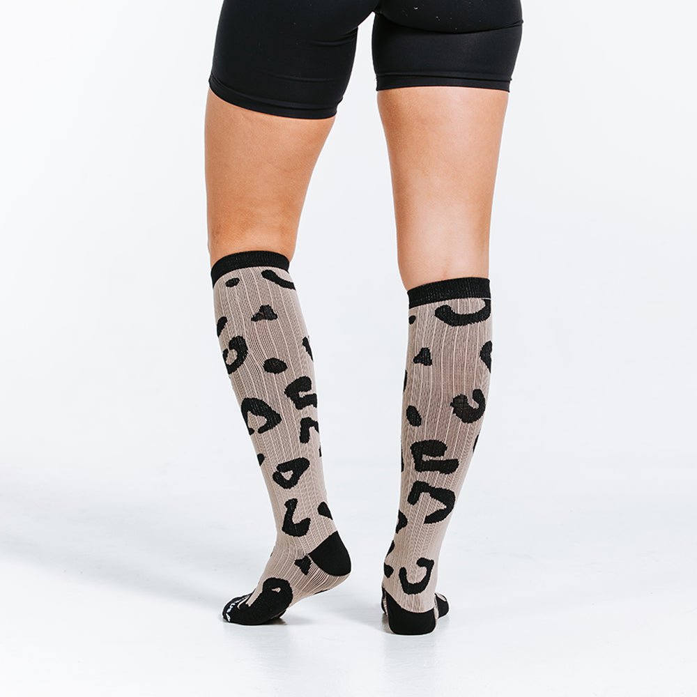 Pro Compression Marathon Socks, Leopard