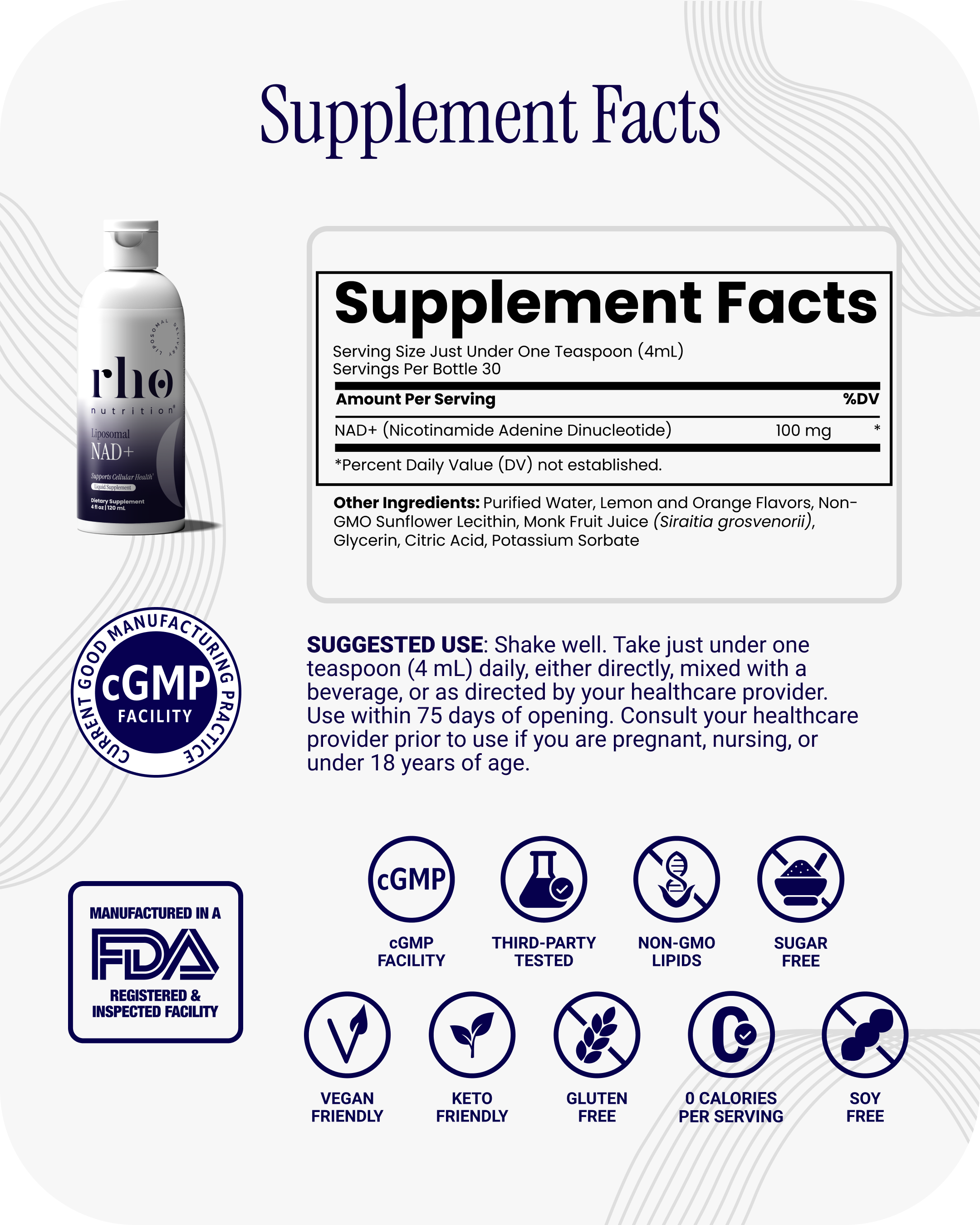 Rho Liposomal NAD+