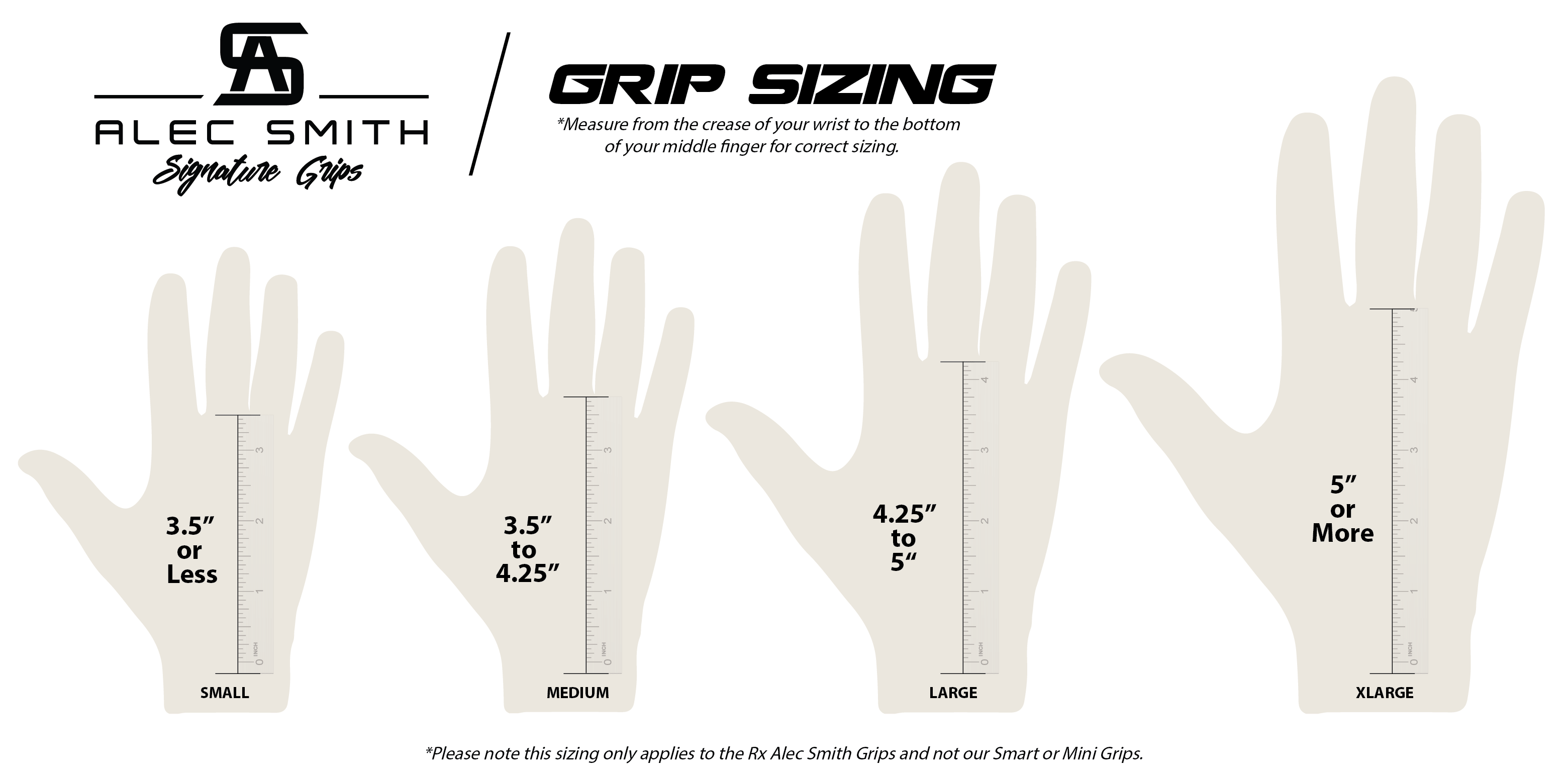 RX Smart Gear Alec Smith 3 Finger Grips