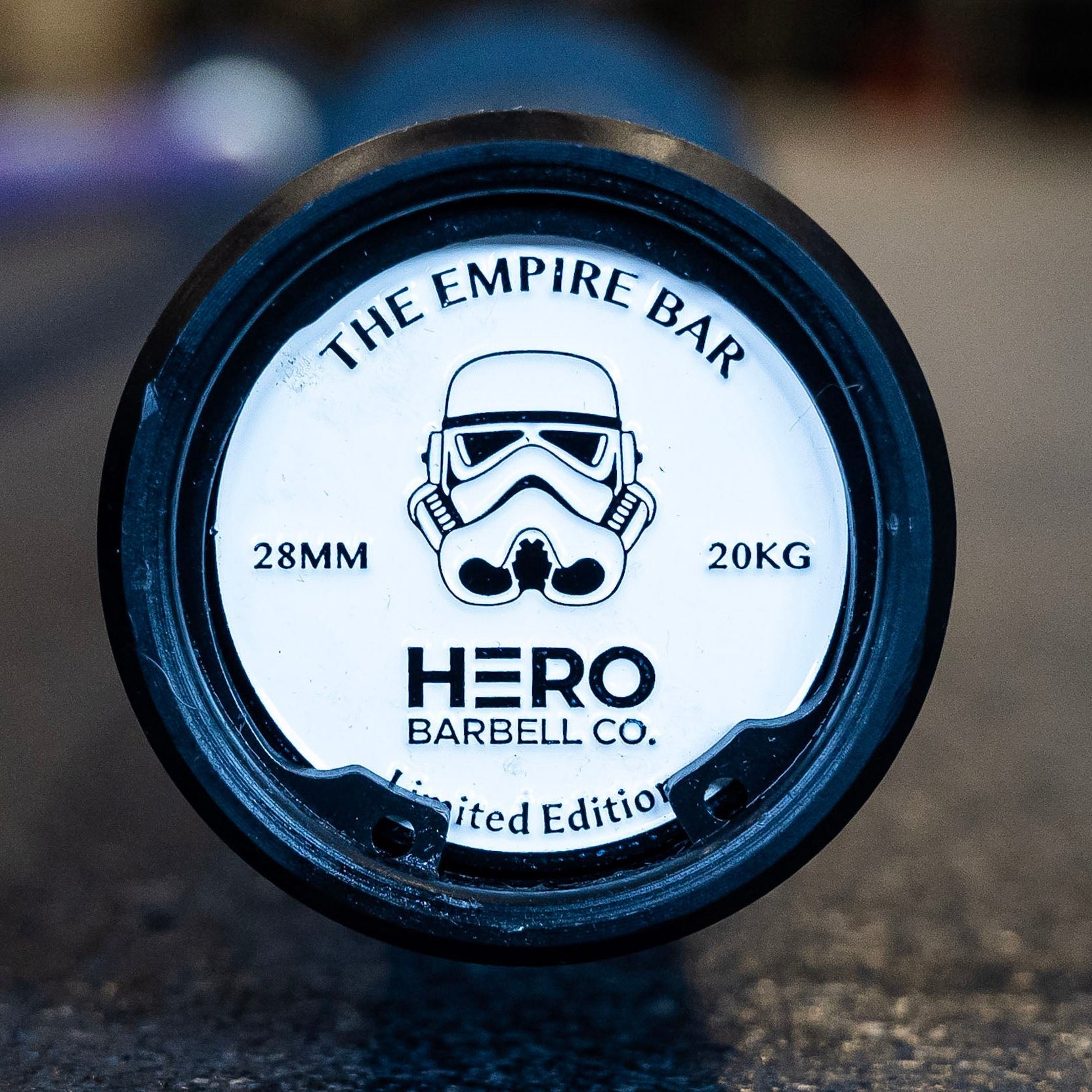 Hero 20kg Empire Bar - Stormtrooper White