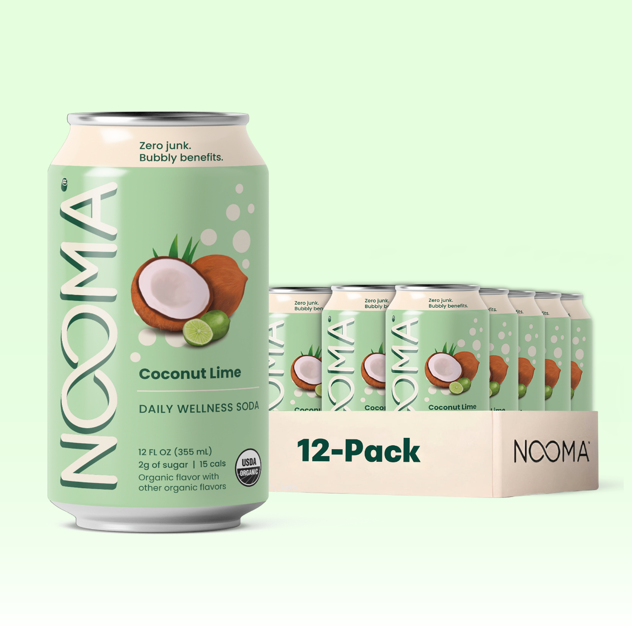 Nooma Wellness Soda Coconut Lime