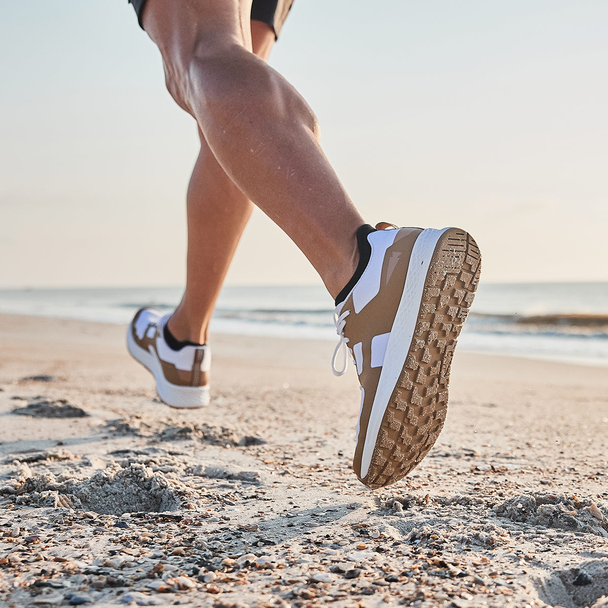 Rough Runners - White + Speed Tan + Dark Tan